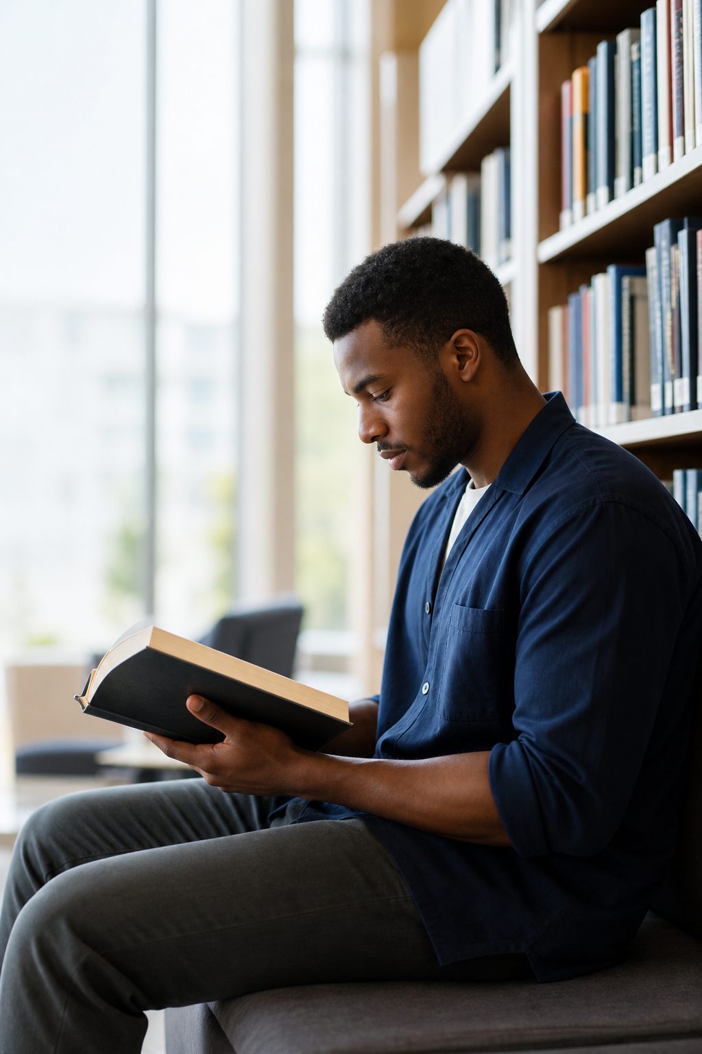 Adult student participating in online university learning